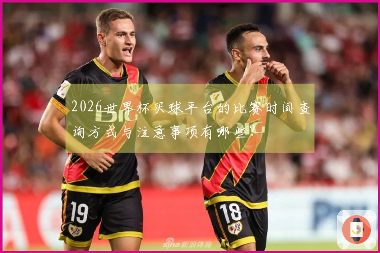 2026世界杯买球平台的比赛时间查询方式与注意事项有哪些？